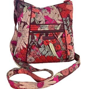 Vera Bradley Bohemian Blooms Quilted Crossbody Shoulder Bag Purse Floral Handbag